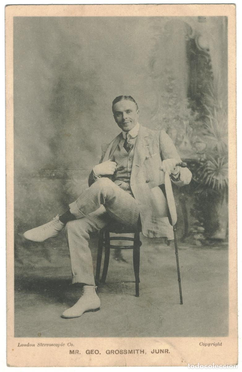 Postales: Actor eduardiano GROSSMITH, George, Jr._Davidson (Stageland; 6062). Photo London Stereoscopic
