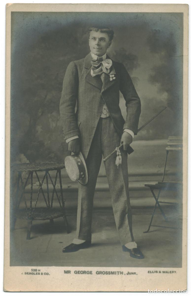 Postales: Actor eduardiano GROSSMITH, George, Jr. _Beagles. 538 H. Photo Ellis & Wal&eacute;ry
