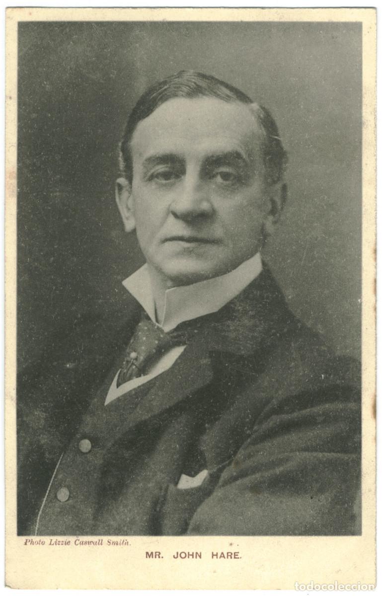 Postales: Actor eduardiano HARE, John_Davidson (Stageland). Photo L. Caswall Smith