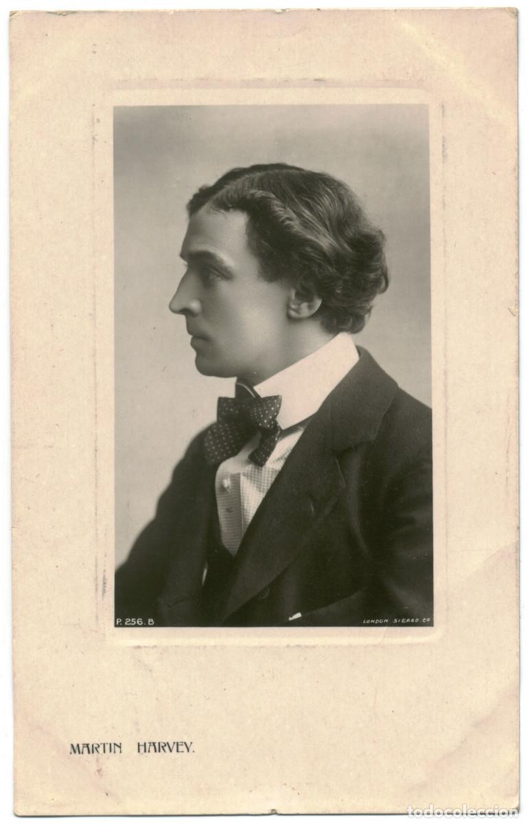 Postales: 2 Postales Actor HARVEY, Martin_Rotary (Plate Sunk Gem; 256 A, B). Photo London Stereo