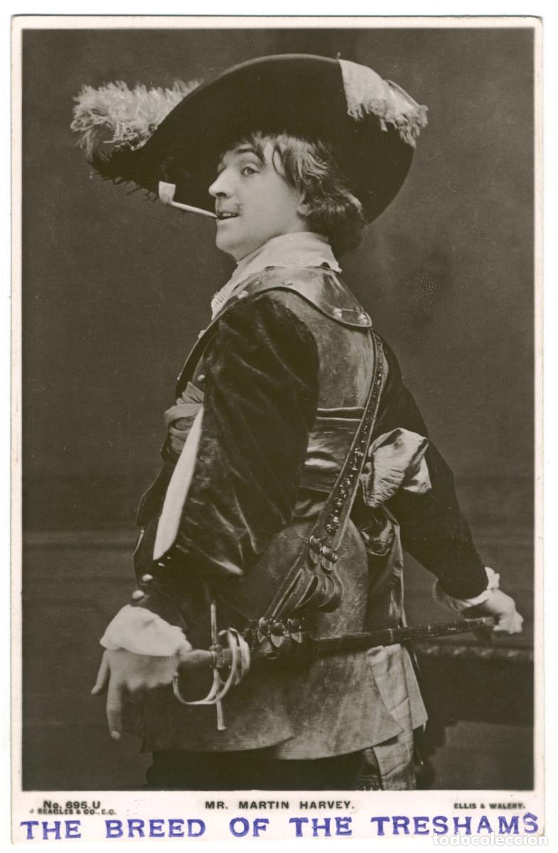 Postales: Actor eduardiano HARVEY, Martin_Beagles. 695 U. In The Breed of the Treshams. Photo Ellis & Wal&eacute;ry