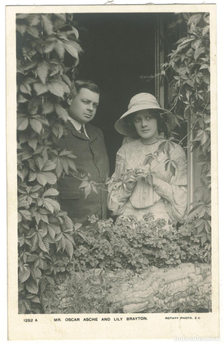 Postales: Actor eduardiano ASCHE, Oscar & Lily BRAYTON_Rotary. 1252 A