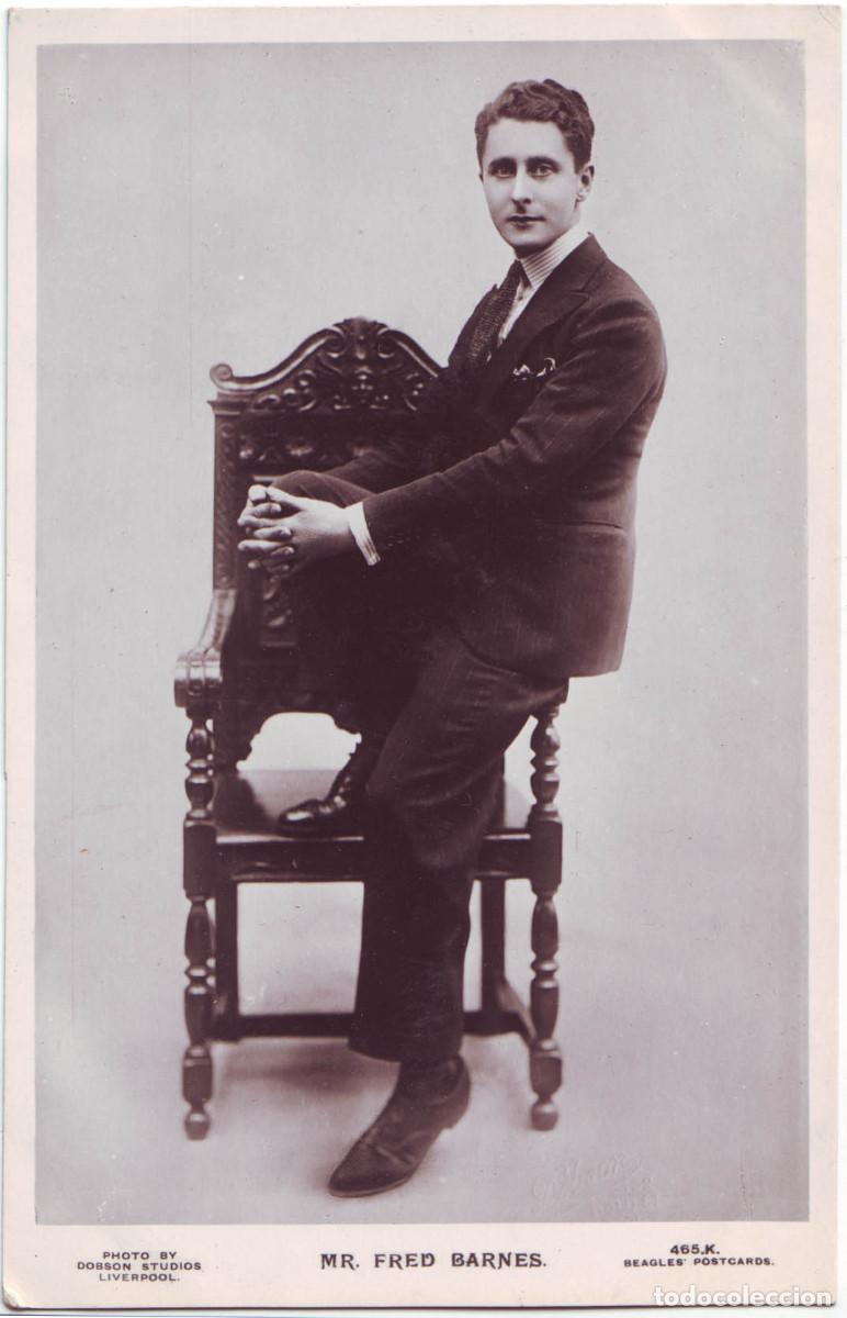 Postales: Actor eduardiano BARNES, Fred_Beagles; 465 K. Photo Dobson Studios