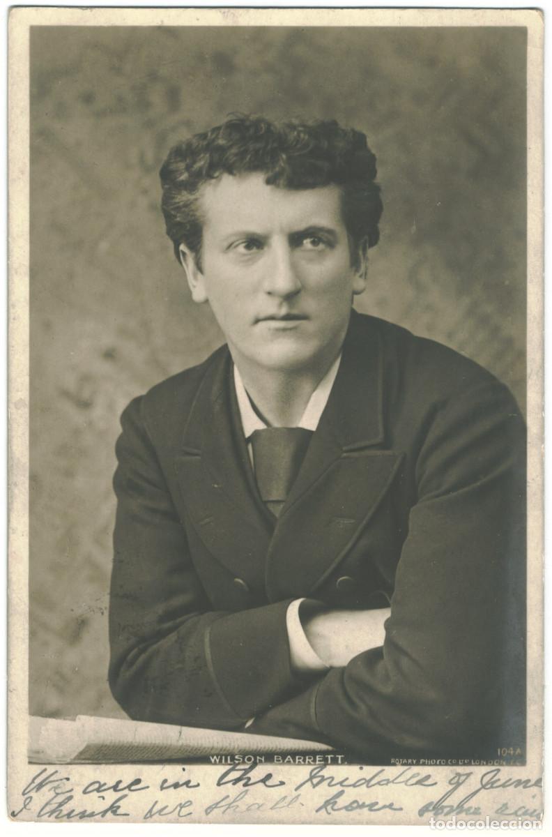 Postales: Actor eduardiano BARRETT, Wilson_Rotary 104 A, B (2), C, D, E. Photo Langfier