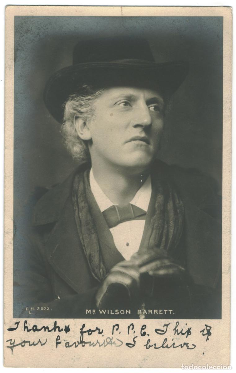 Postales: Actor eduardiano BARRETT, Wilson_Hartmann. 2922