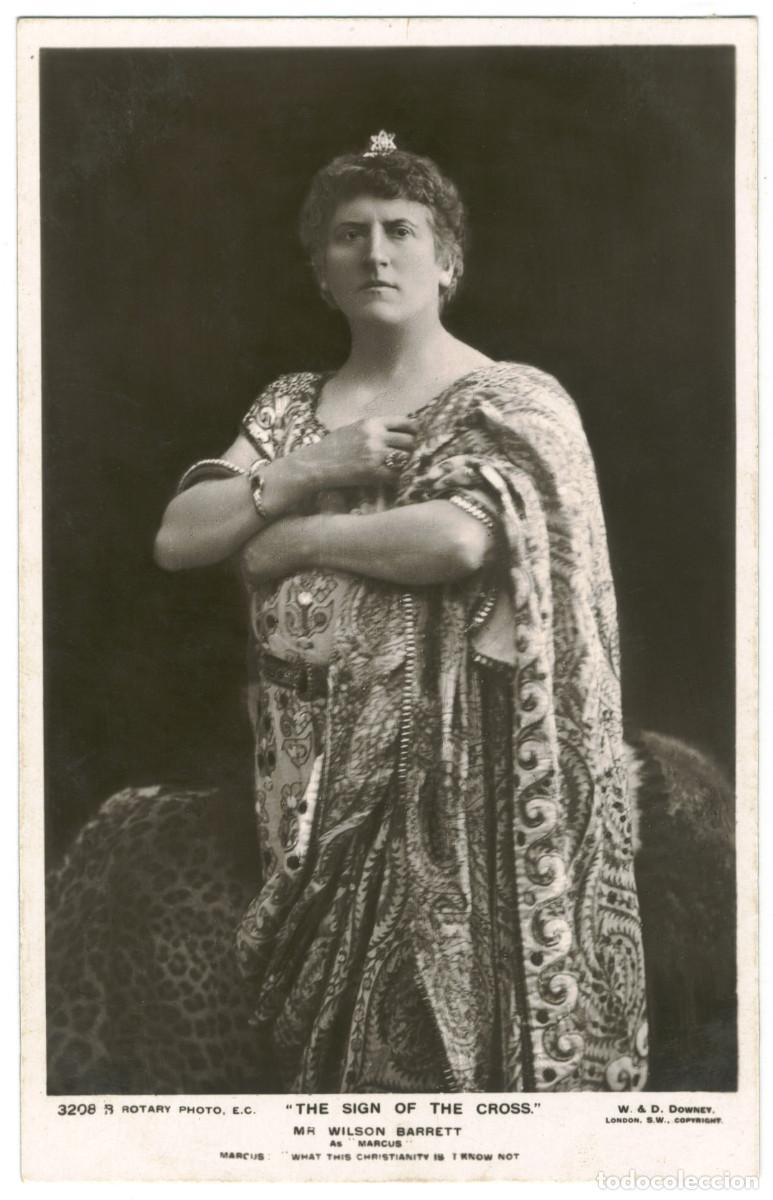 Postales: Actor eduardiano BARRETT, Wilson_Rotary. 3208 B. As Marcus in The Christian King. Photo W. & D. Down