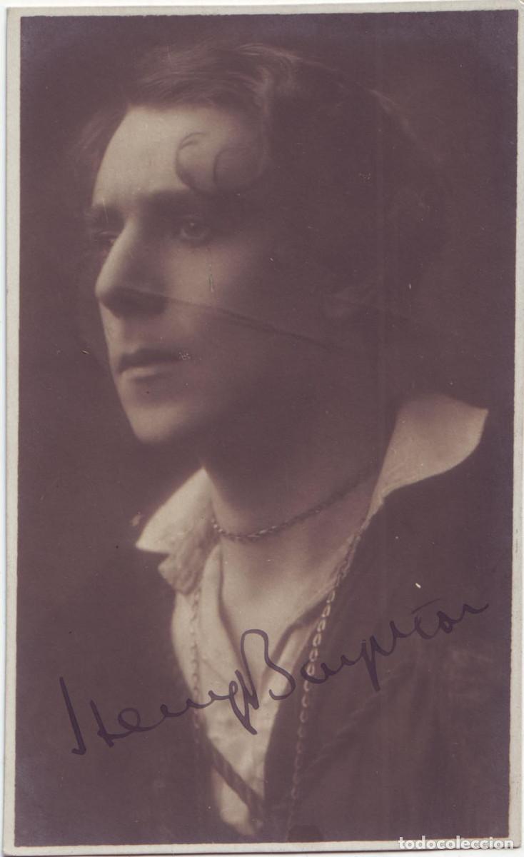 Postales: Actor eduardiano BAYNTON, Henry_ Sin datos. Autograph Firmada