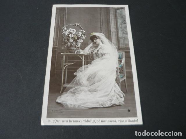 Postales: NOVIA EL DIA DE LA BODA POSTAL - Foto 1