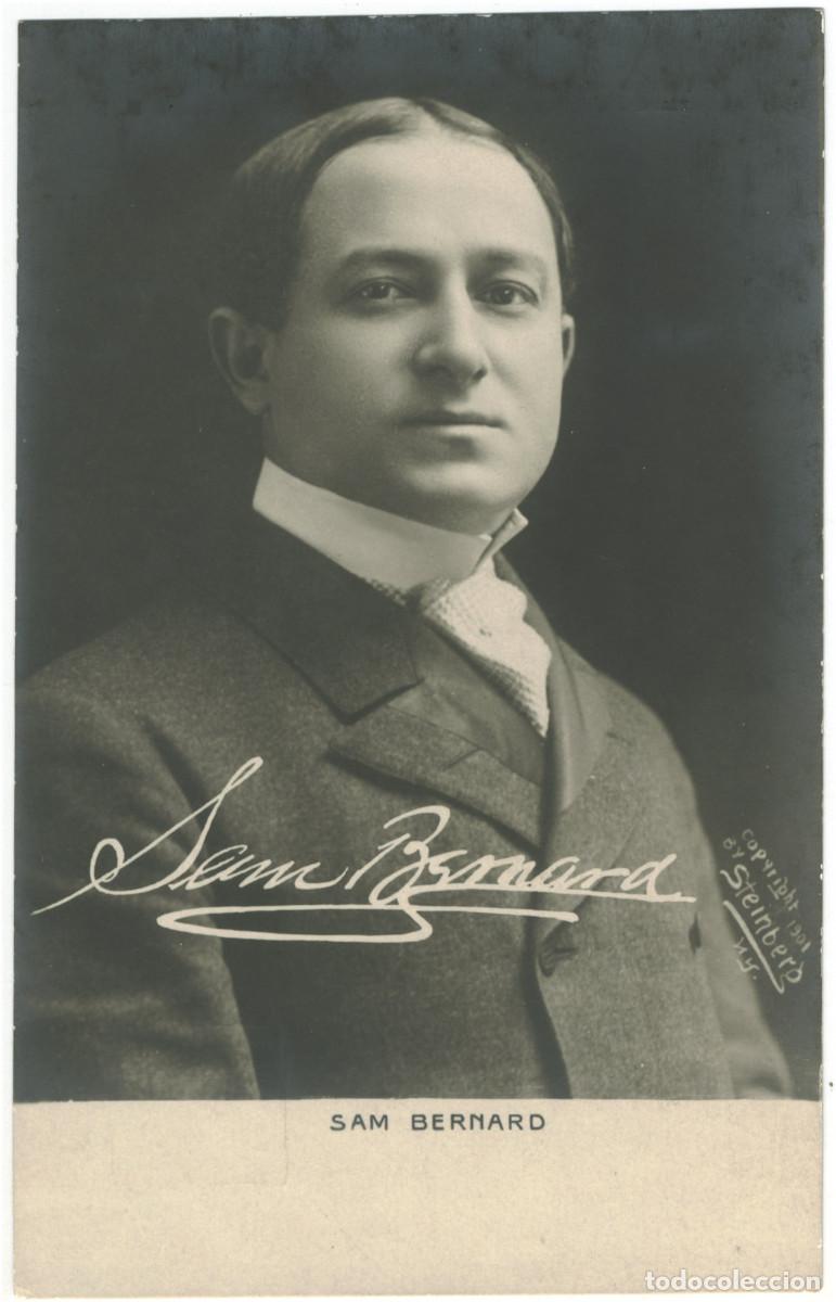 Postales: Actor eduardiano BERNARD, Sam_Daerwin D. Silberer American Stage. Photo Steinberd