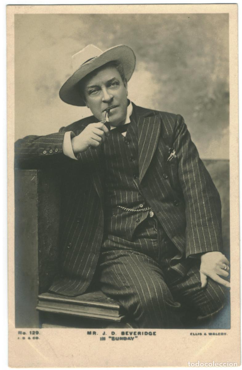 Postales: Actor eduardiano BEVERIDGE, J. D._Beagles. 129. Photo Ellis & Wal&eacute;ry