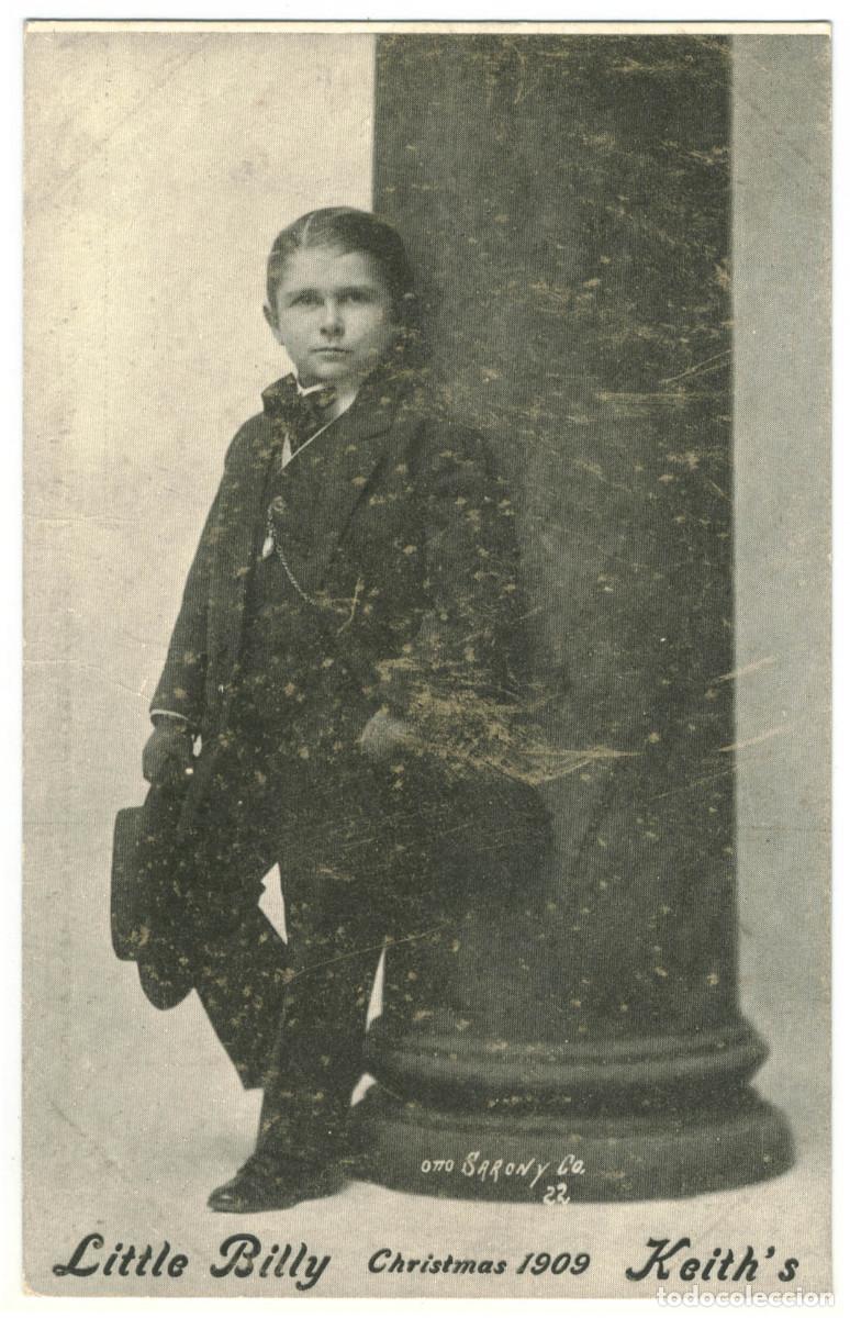 Postales: Actor eduardiano Little BILLY KEITJ'S (1909)_Photo Otto Sarony; 22