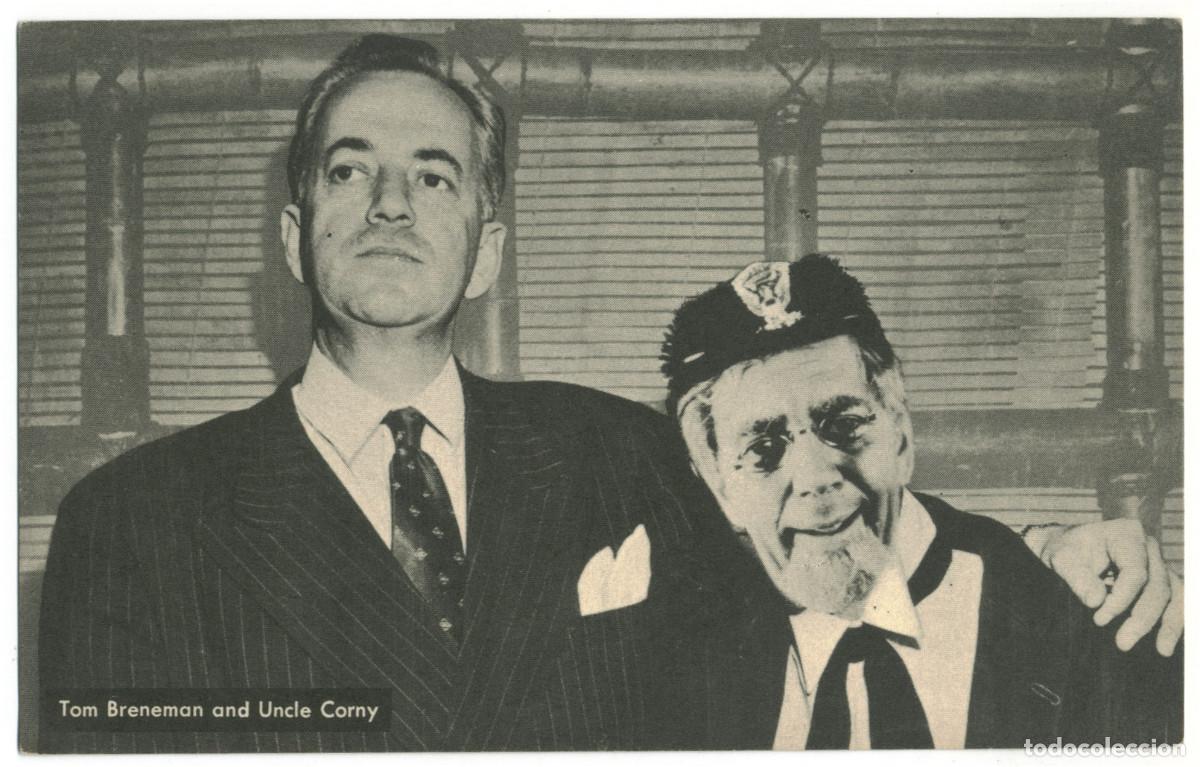 Postales: Actor eduardiano BRENEMAN, Tom [marionetas]_Kellogg. And Uncle Corny