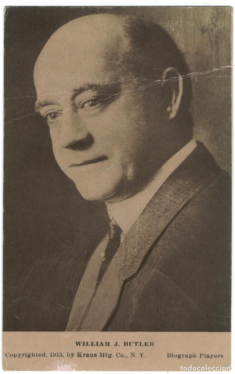 Postales: Actor eduardiano BUTLER, William J._Kraus. Photo Biograph Players