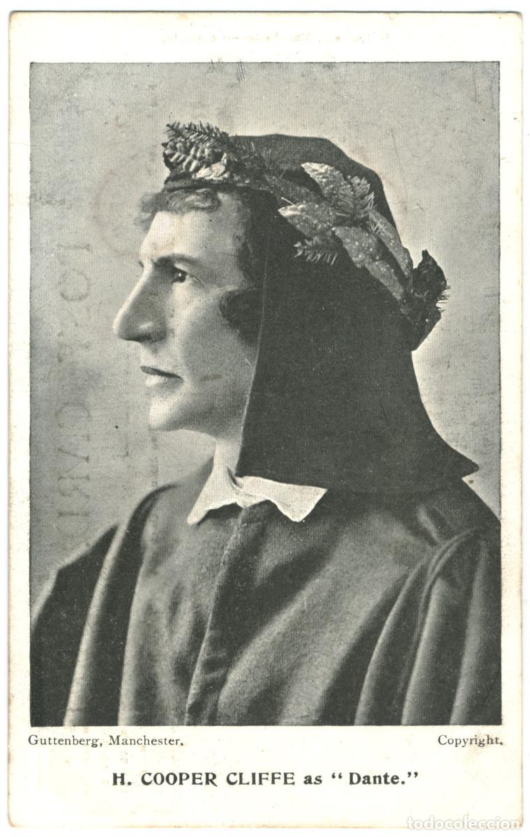 Postales: Actor eduardiano COOPER CLIFFE, H._Guttemberg. As Dante