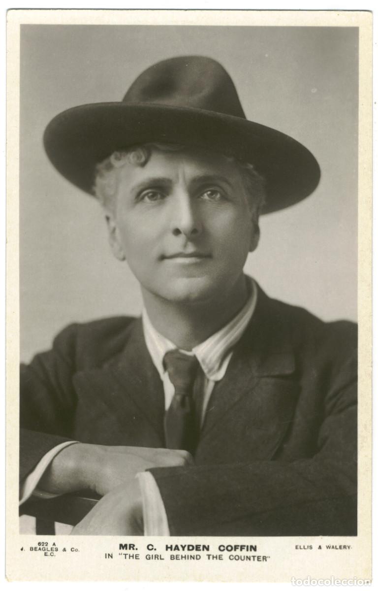 Postales: 3 Postales Actor eduardiano COFFIN, Hayden_Beagles 622 A, K, N
