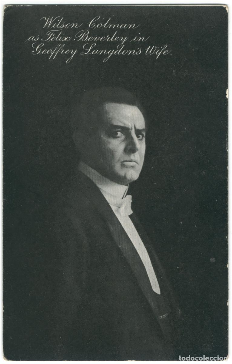Postales: Actor eduardianoCOLMAN, Wilson_J. Richardson (Theatrical). As Felix Beverley in Geoffrey Langdon's W