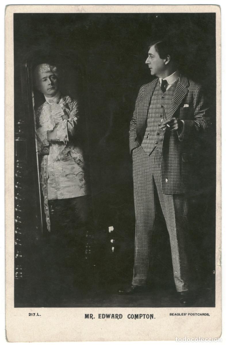 Postales: 4 Postales Actor eduardiano COMPTON, Edward_Beagles. 217 [A], E, K, L