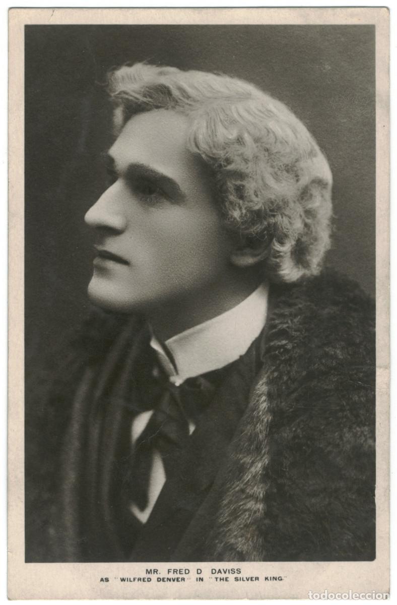 Postales: Actor eduardiano DAVISS, Fred D._Sin datos. As Wilfred Denver in The Silver King