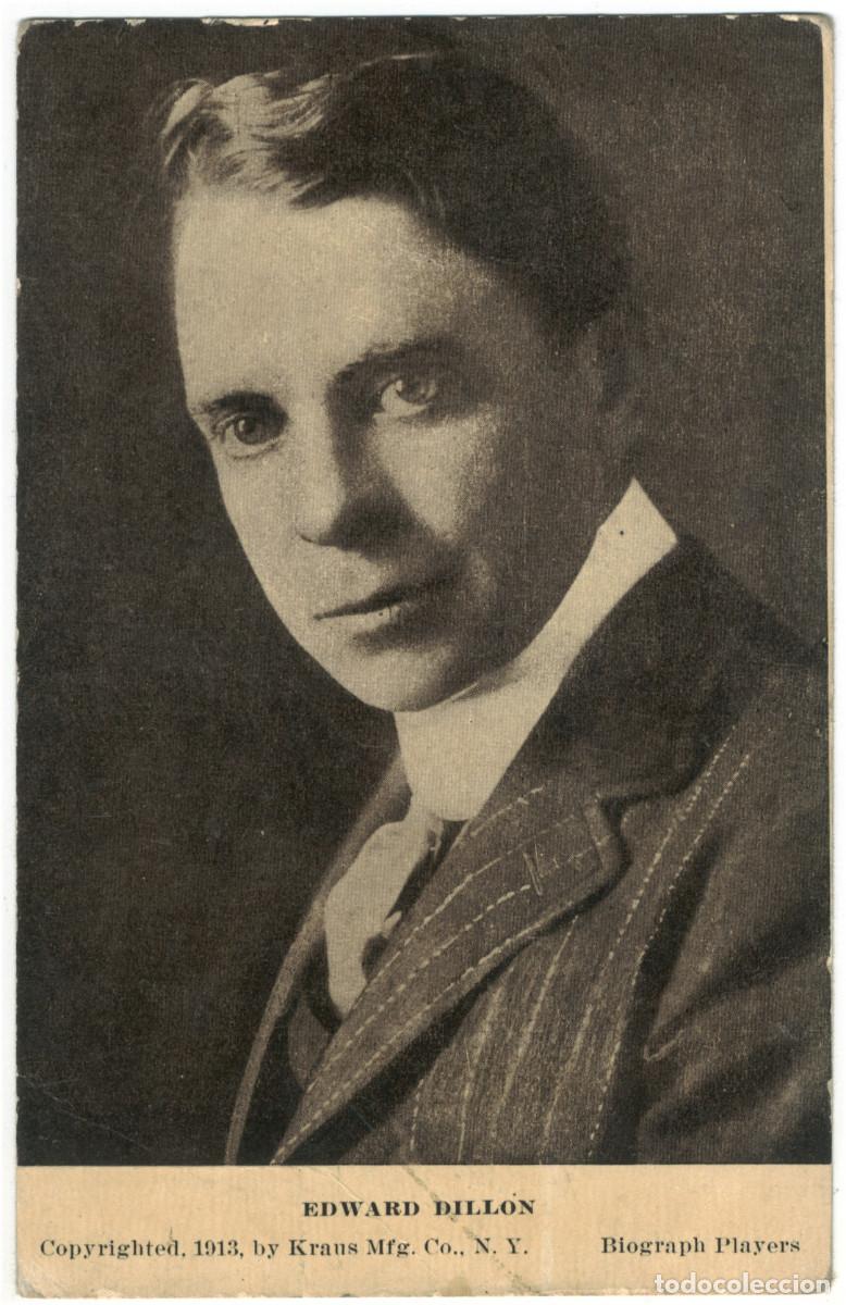 Postales: Actor eduardiano DILLON, Edward_Kraus. Biograph Players
