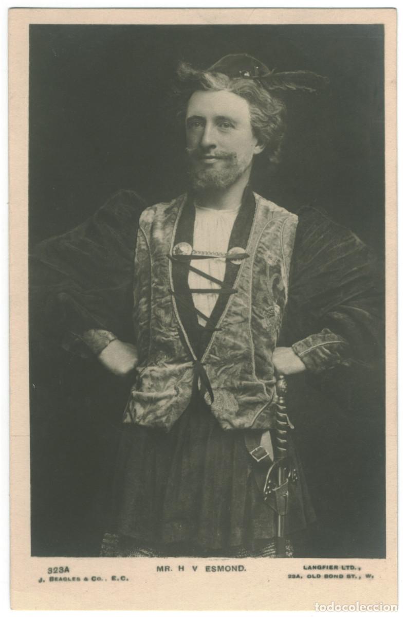 Postales: Actor eduardiano ESMOND, H. V._Beagles. 323 A. Photo Langfier
