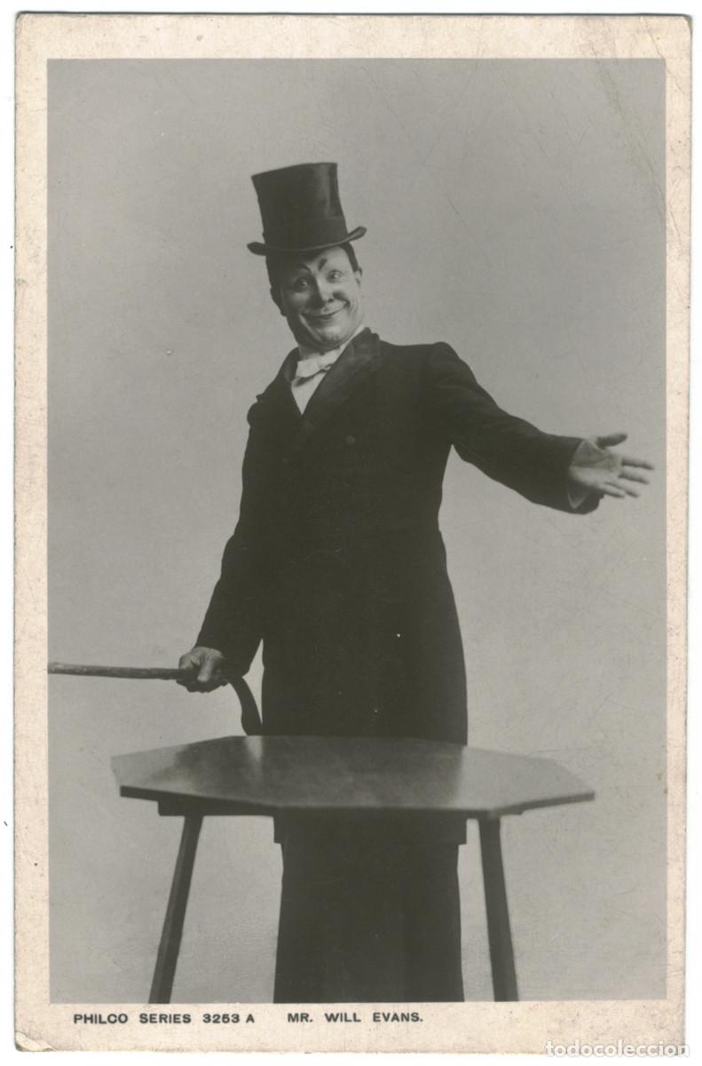 Postales: Actor eduardiano EVANS, Will_Philco. 3253 A