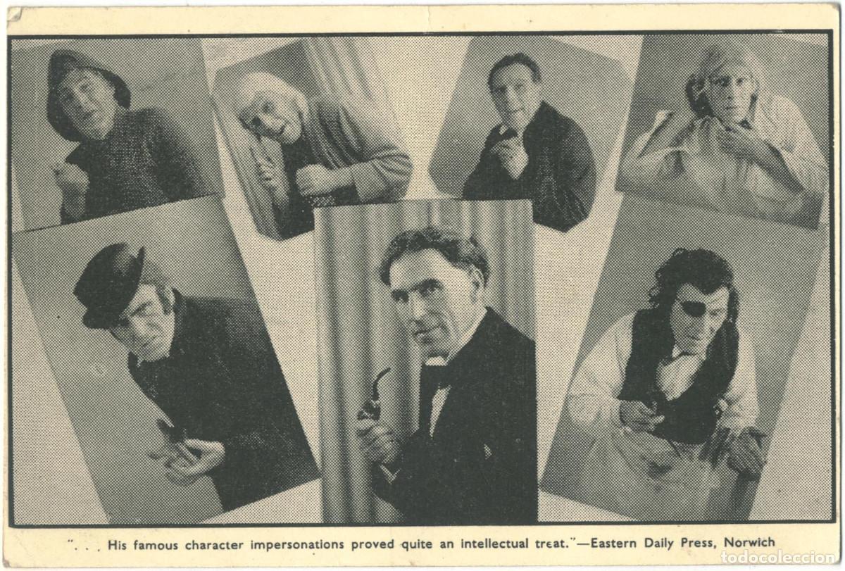 Postales: Actor eduardiano FAWCETT-WADE_Sin dtaos. Dickensonian Character Delineator