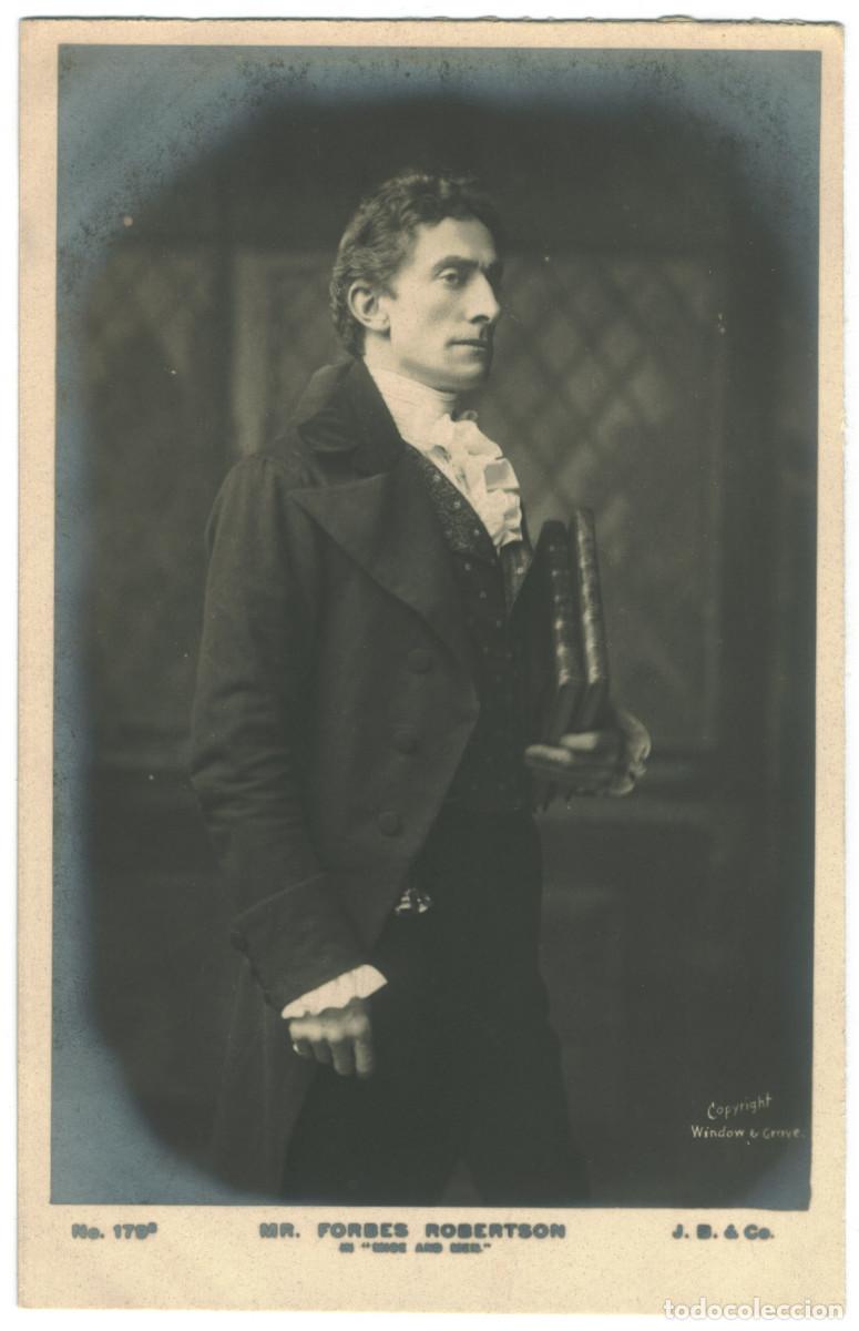 Postales: 8 Postales Actor eduardiano FORBES ROBERTSON, Mr. J._Beagles. 179 [A], B, H, N, P, R, S, X