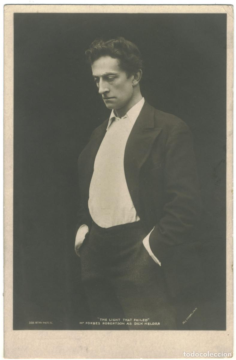 Postales: Actor FORBES ROBERTSON, Mr. J._Rotary; 3091. As Dick Heldar in The Light That Failed. Photo Caswall