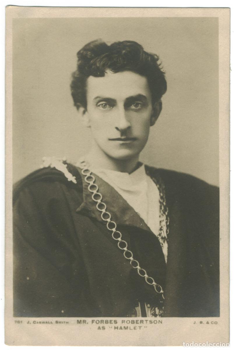 Postales: Actor FORBES ROBERTSON, Mr. J._Beagles. 781. As Hamlet. Photo Lizzie Caswall Smith