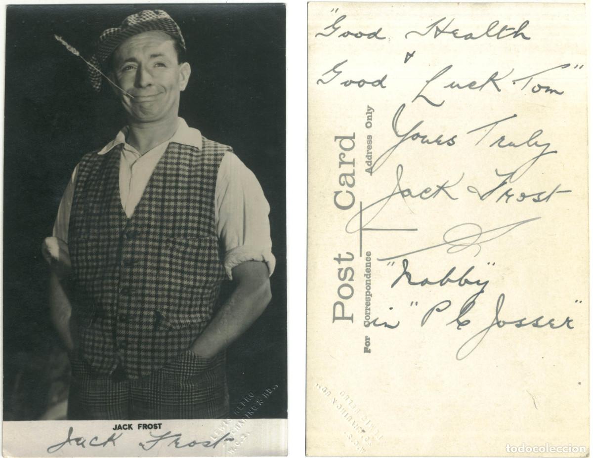 Postales: Actor FROST, Jack. As Nobby in The Josser_Lewis Repro (WC2). Autograph Firmada