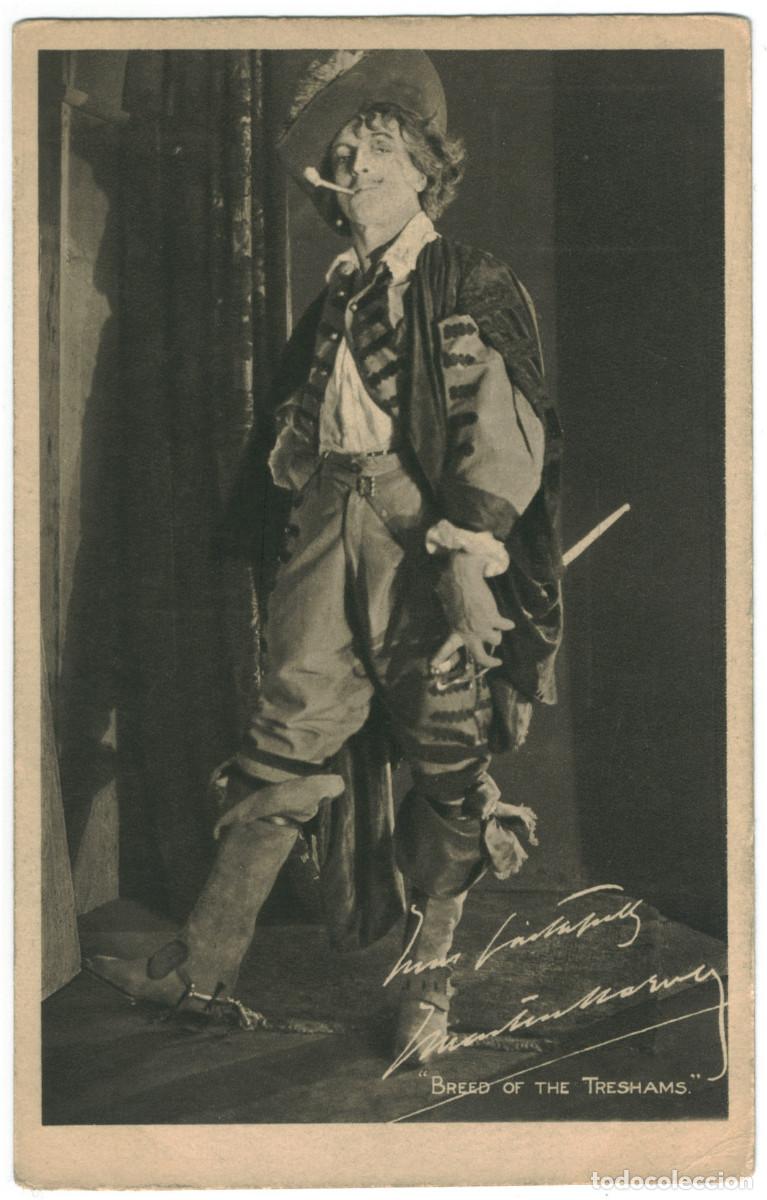 Postales: Actor eduardiano HARVEY, Martin_Cinema Art. In Breed of the Treshams. Editorial Sign