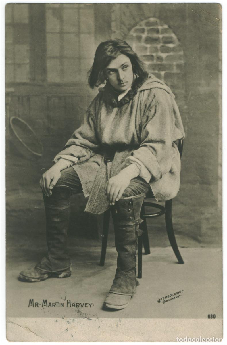 Postales: Actor eduardiano HARVEY, Martin_Rotophot & F. W. Martindale. 30. Photo Stereoscopic