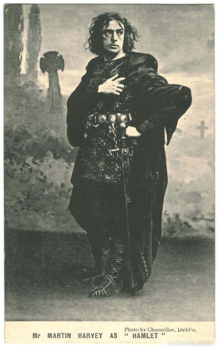 Postales: Actor eduardiano HARVEY, Martin_Sin datos. As Hamlet. Photo Chancellor