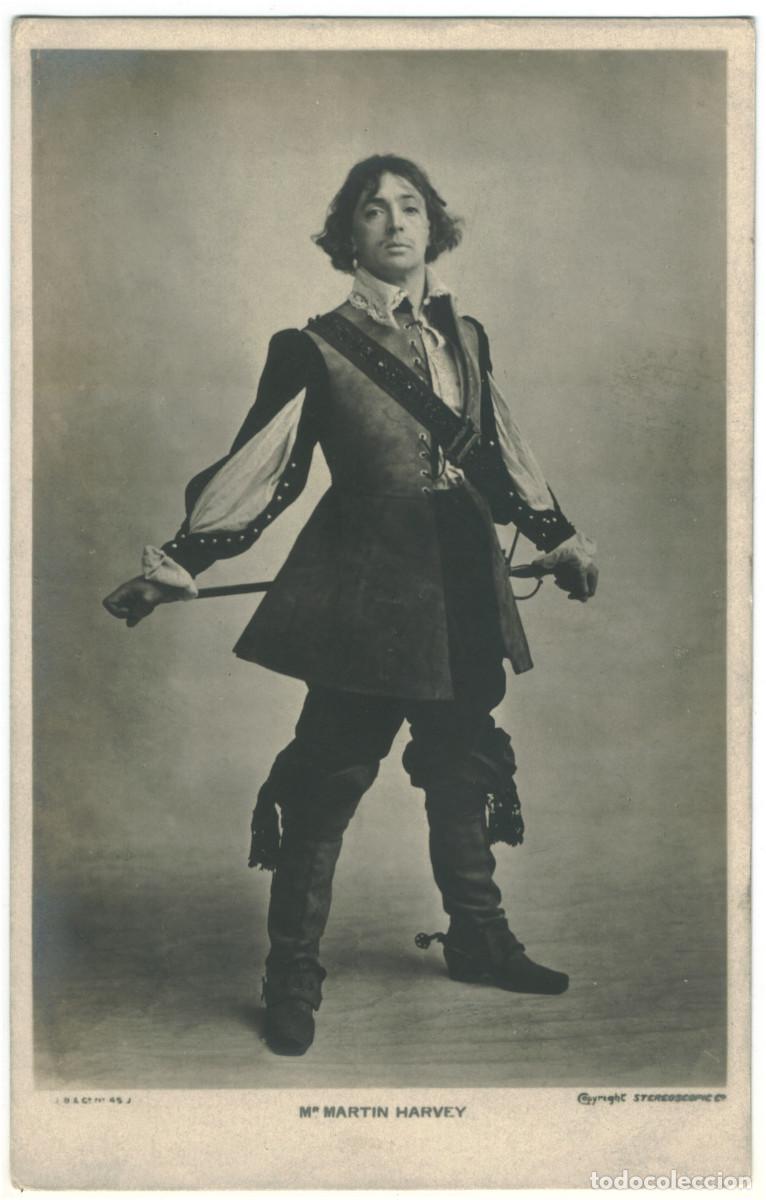 Postales: Actor eduardiano HUNTLEY, G. P._Beagles; 45 J. Photo Stereoscopic