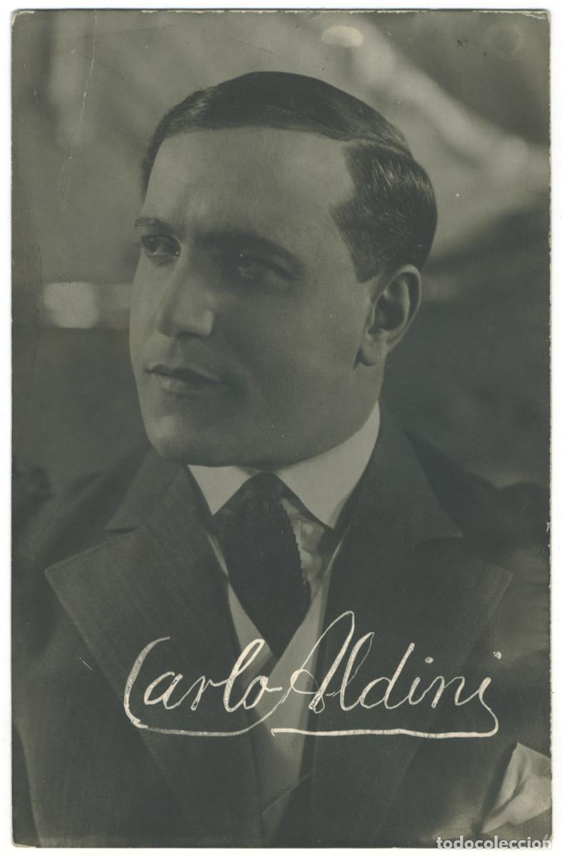 Postales: Actor ALDINI, Carlo_TM. Editorial Sign
