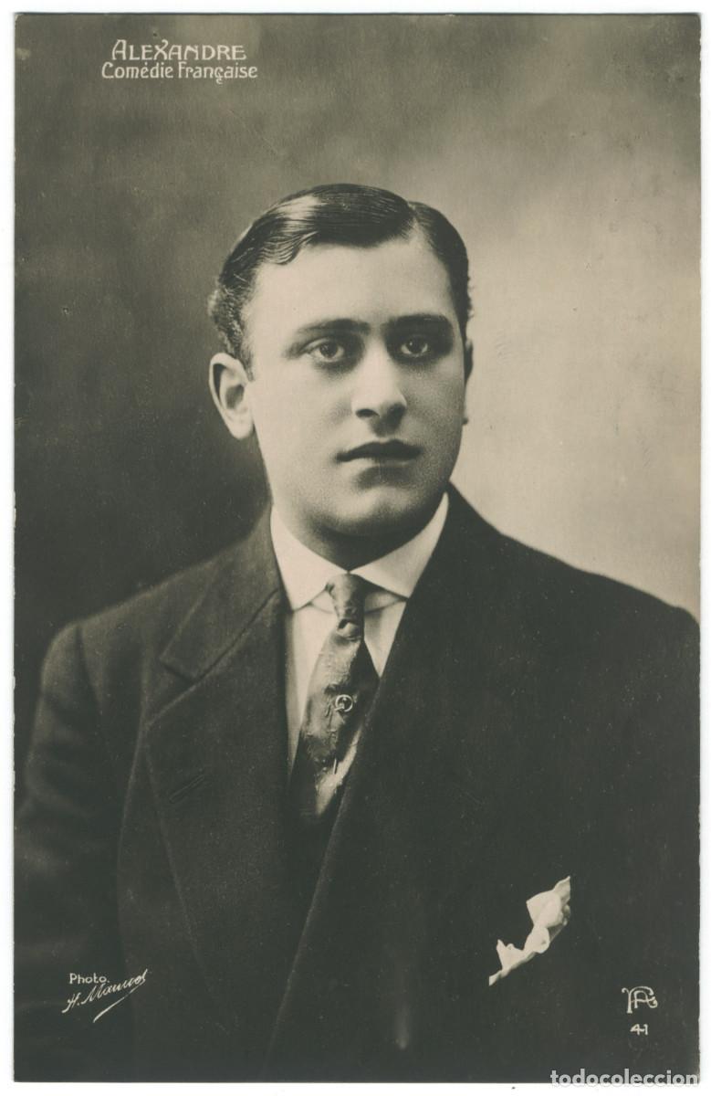 Postales: Actor ALEXANDRE_A. Christensen. 41. Com&eacute;die Fran&ccedil;aise. Photo H. Manuel