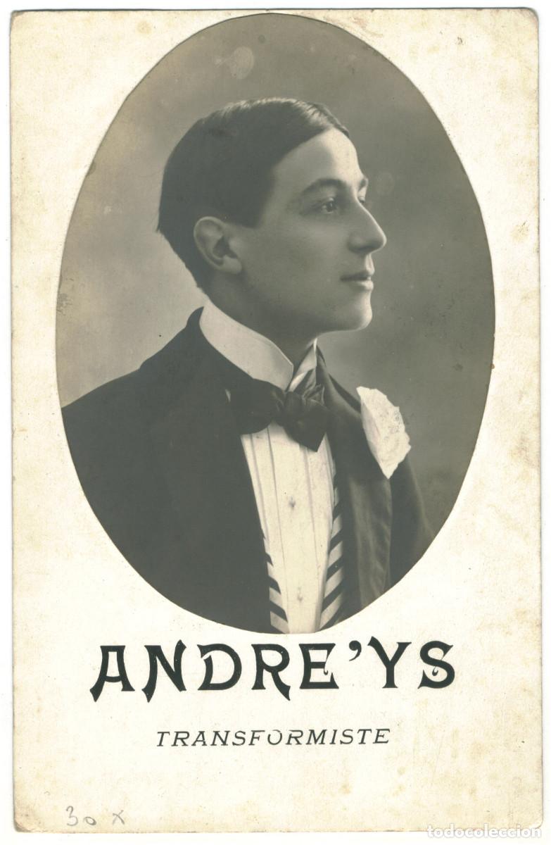Postales: Actor ANDRE'YS [transformista]_Sin datos. Transformiste