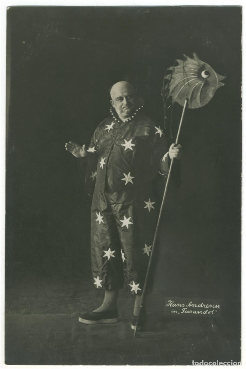 Postales: Actor ANDRESEN, Hans_A. Mocsigay. In 'Turandot'