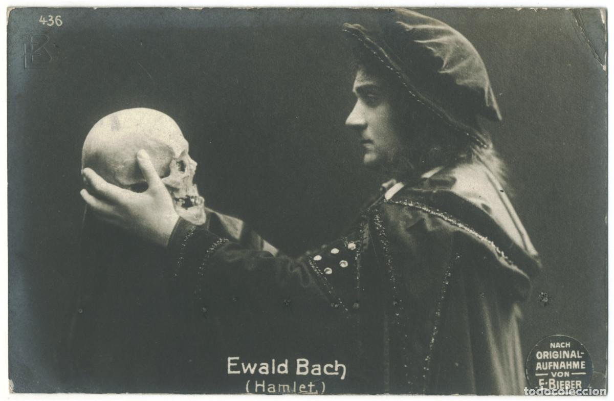 Postales: Actor BACH, Ewald_E. Bieber. 436. As Hamlet