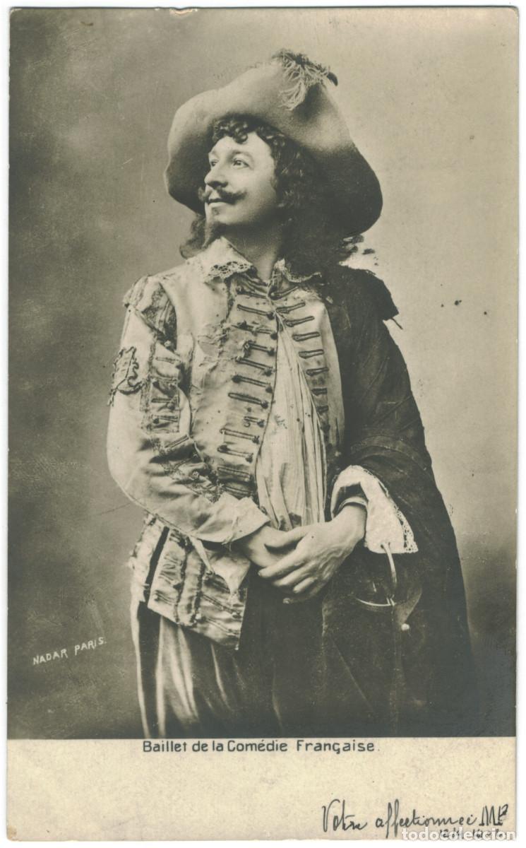 Postales: Actor BAILLET_Nadar. De la Com&egrave;die Fran&ccedil;aise