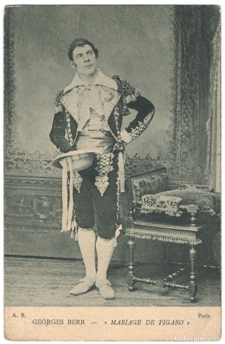 Postales: Actor BERR, Georges_AB. In Mariage de Figaro