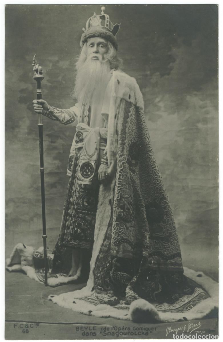 Postales: Actor BEYLE, L&eacute;on_F. C.. 68. Op&eacute;ra Comique_In Snegourotcka. Photo Berger & Bert