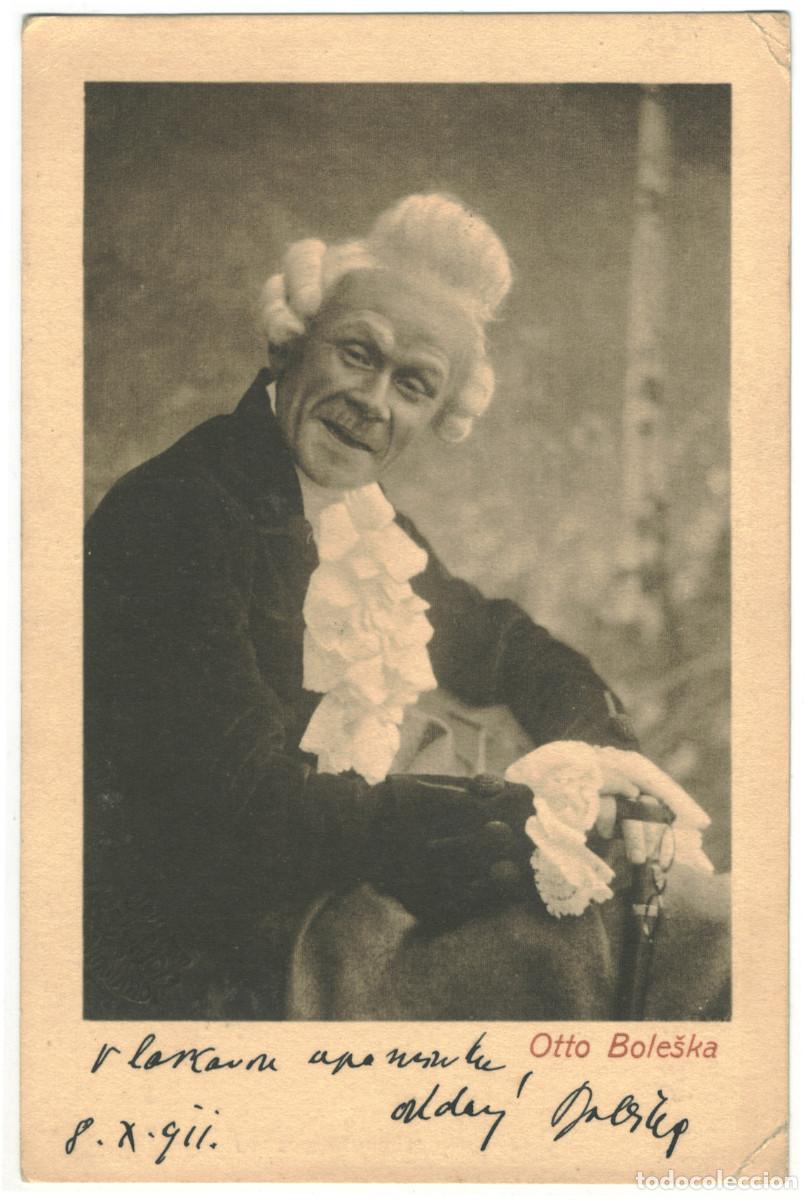 Postales: Actor BOLESKA, Otto_V.K.K.V. K. Leger_Zaklet&yacute; z&aacute;mek. Photo B. Werich. Sign&eacute;e Firmada Autograph