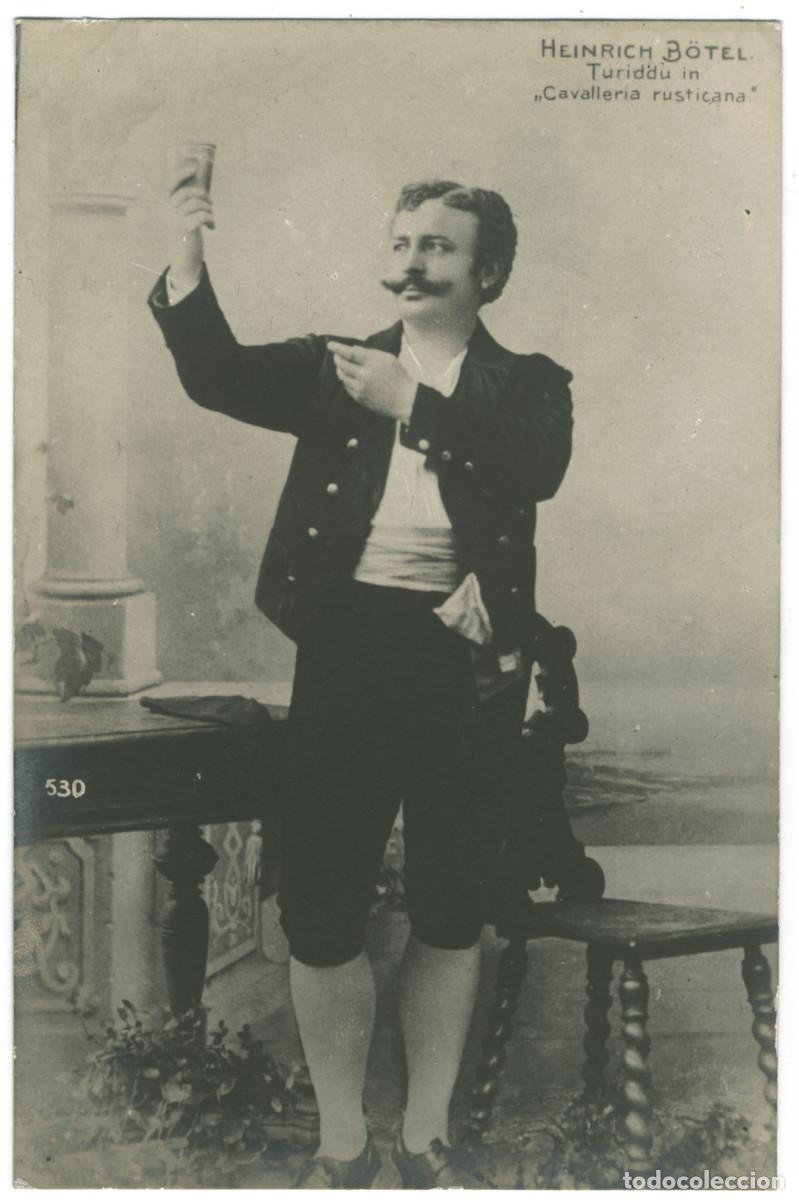 Postales: Actor B&Ouml;TEL, Heinrich_Fr. Groth. 530. As Turiddu in Cavalleria rusticana