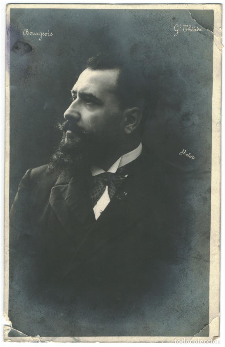 Postales: Actor BOURGEOIS, Mr._Bioletto. Grand Th&eacute;&acirc;tre