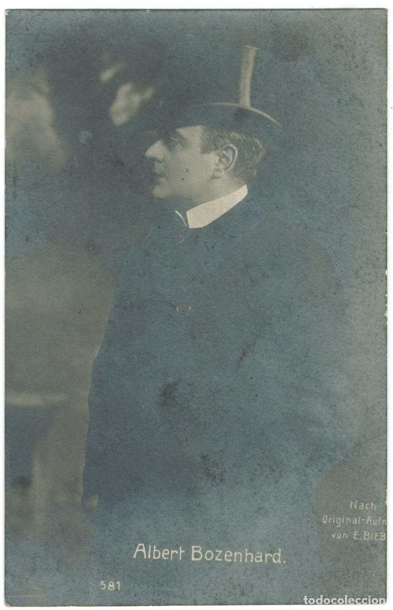 Postales: Actor BOZENHARD, Albert_ E. Bieber. 581