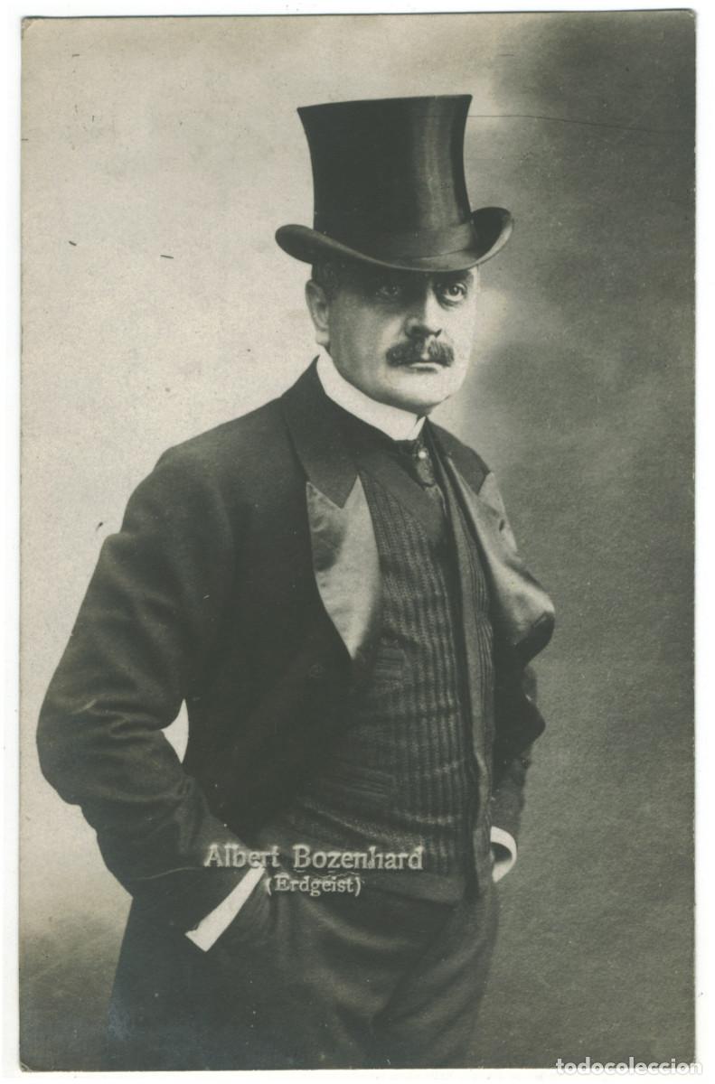 Postales: Actor BOZENHARD, Albert_Arthur L&ouml;he. As Erdgeist