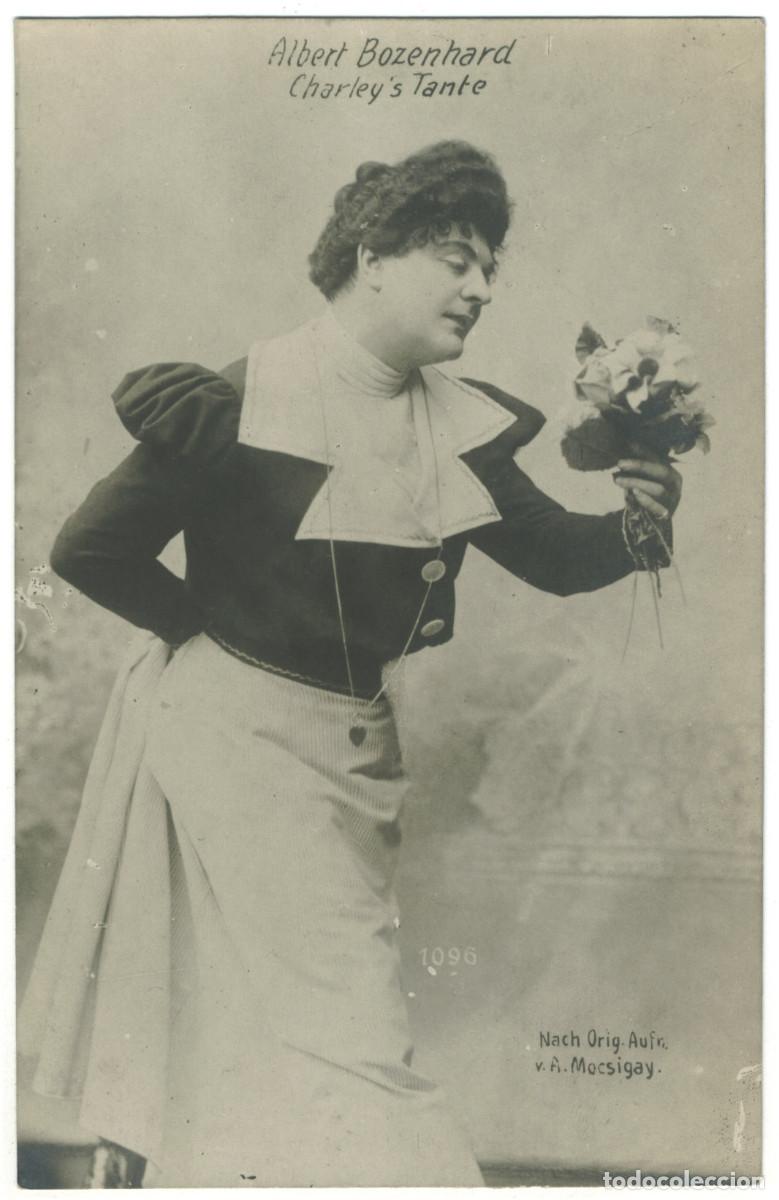 Postales: Actor BOZENHARD, Albert_Arthur L&ouml;he. 1096. In Charley's Tante. Photo A. Mocsigay