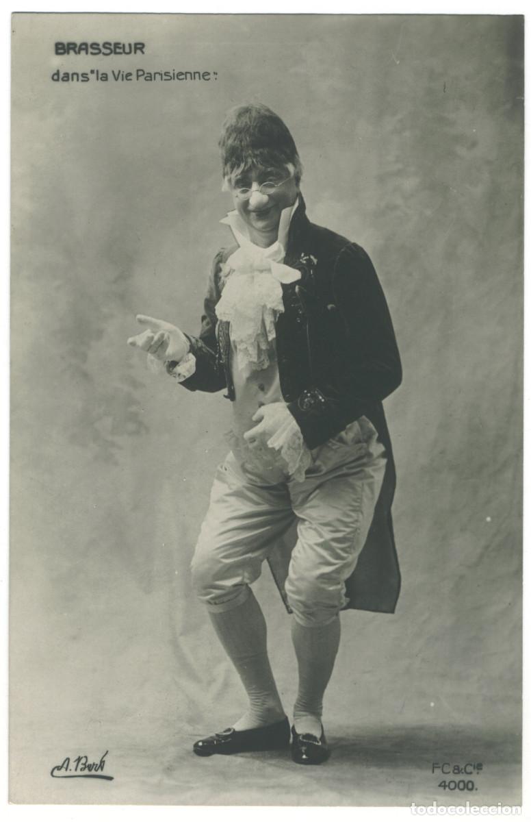 Postales: Actor BRASSEUR, Albert_FC. 4000. In La vie pansienne. Photo A. Bert