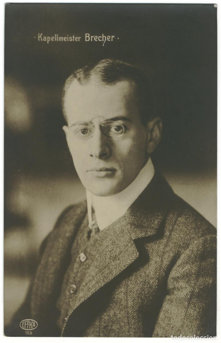 Postales: Actor BRECHER_EFKKA. 103. Kapellmeister. Photo E. Bieber&ccedil;